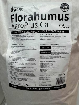 Florahumus AgroPlus Ca nieorganiczny polepszacz gleb 15 kg