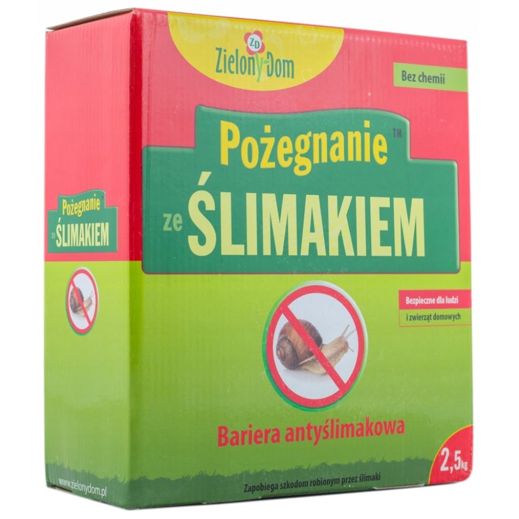 odstraszacz ślimaków zielony dom 2,5kg
