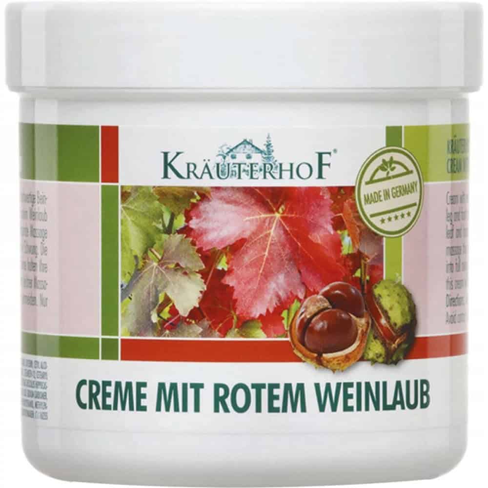 BALSAM LIŚCIE WINOGRON KASZTANOWIEC KRAUTERHOF DE ŻYLAKI NACZYNKA OBRZĘKI