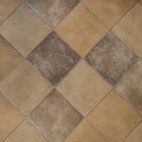 Wykładzina PVC Colorlon Kafel 401 Beż 2m