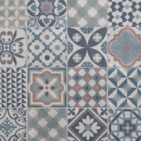 MultiSense Wykładzina PCV Palermo Płytki Patchwork Wielokolorowy 4 m