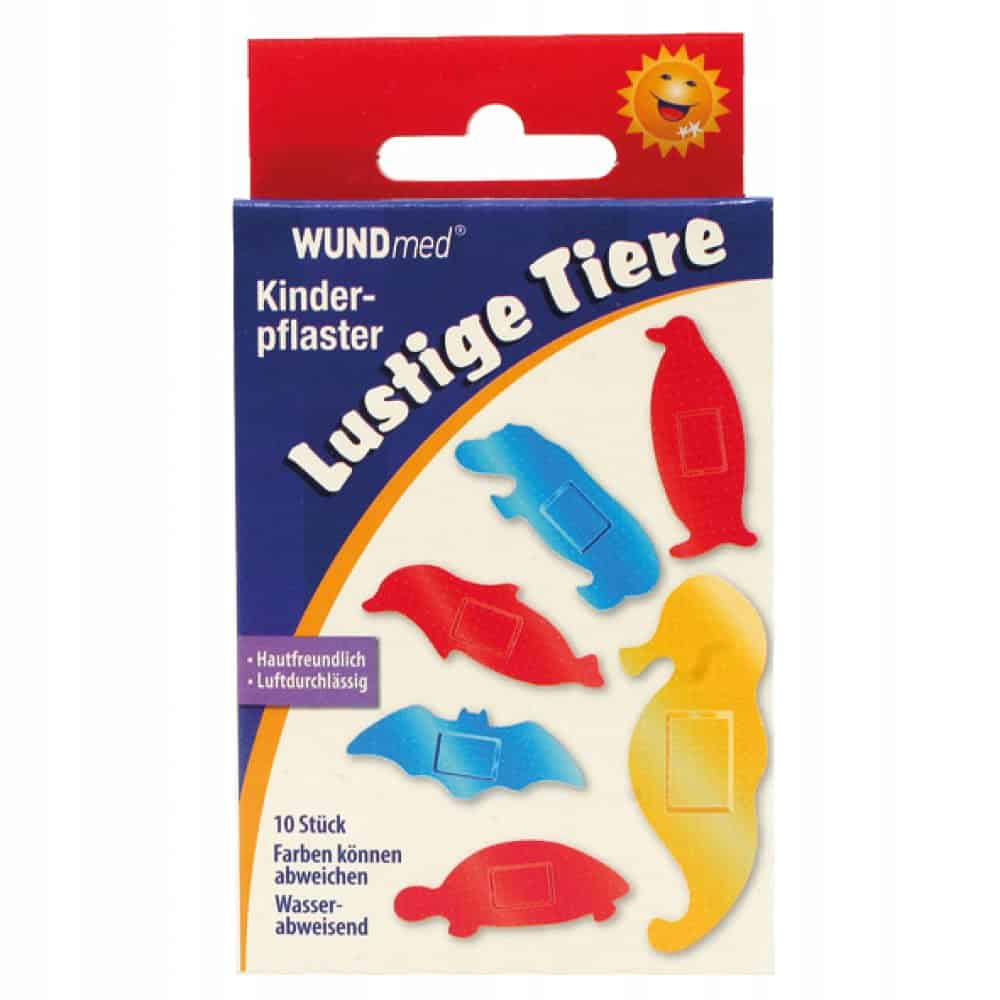 plastry dla dzieci, plastry wodoodporne, kolorowe plastry, plastry w kształcie zwierząt