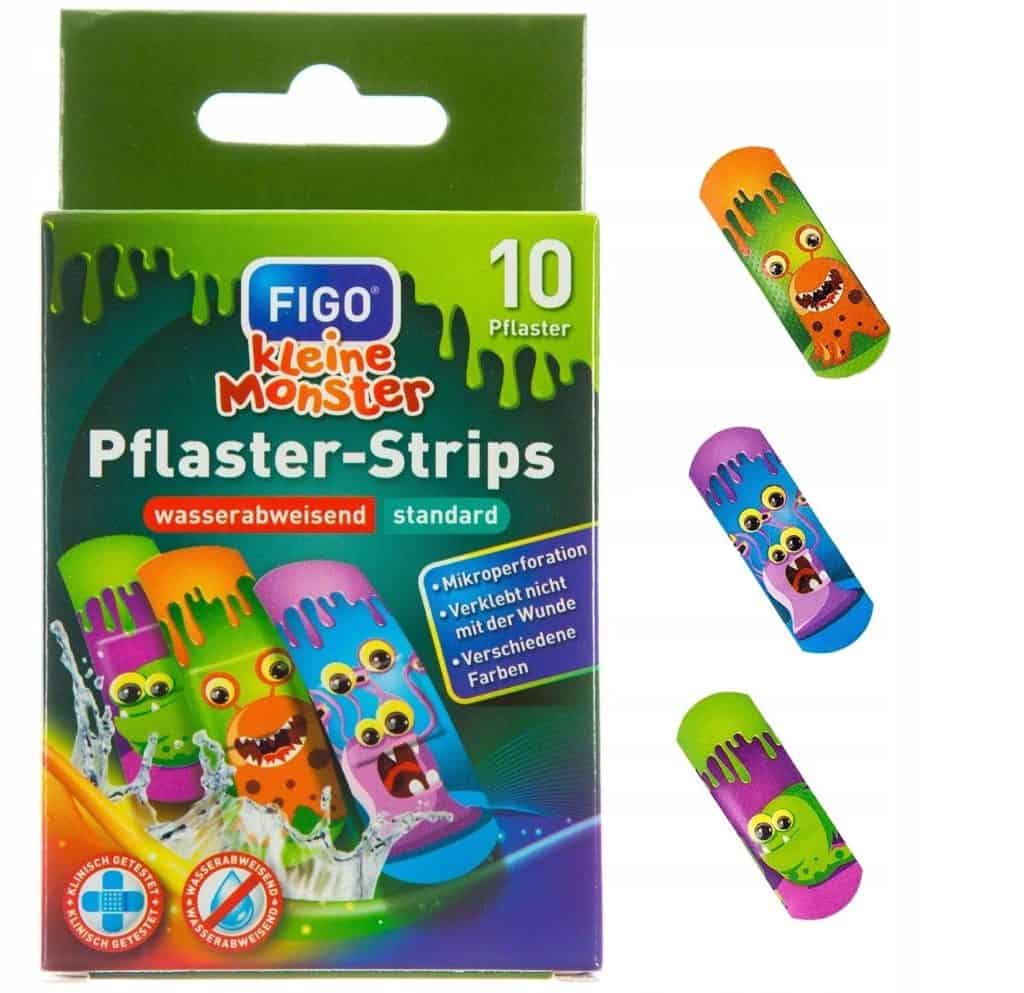 plastry dla dzieci monster potwory 10 sztuk