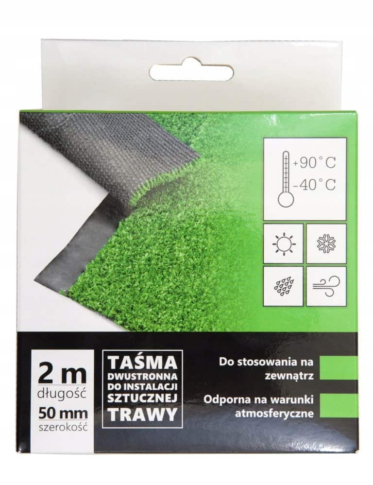 taśma łączenie sztucznej trawy 50mm 2m dwustronna